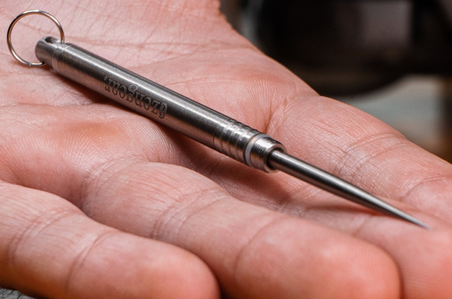 Titanium Toothpick EDC and Keyring - Portable, Reusable for Travel