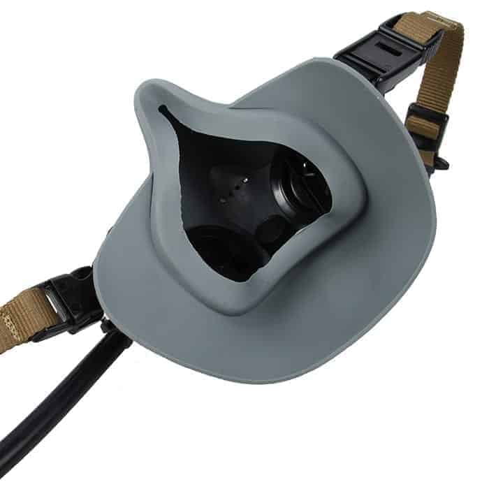 TMC PHT Halo Air mask helmet mounted