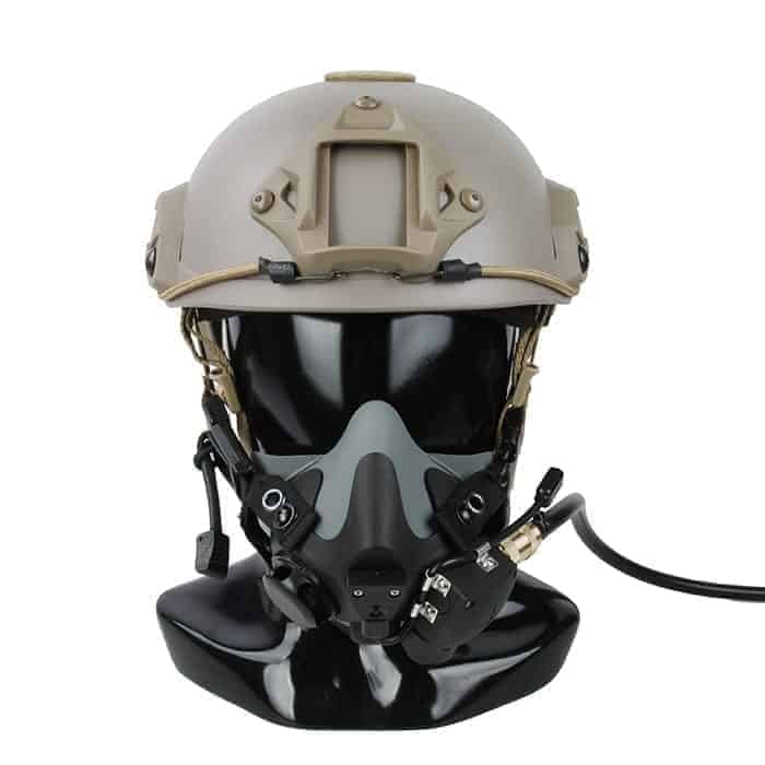 TMC PHT Halo Air mask helmet mounted