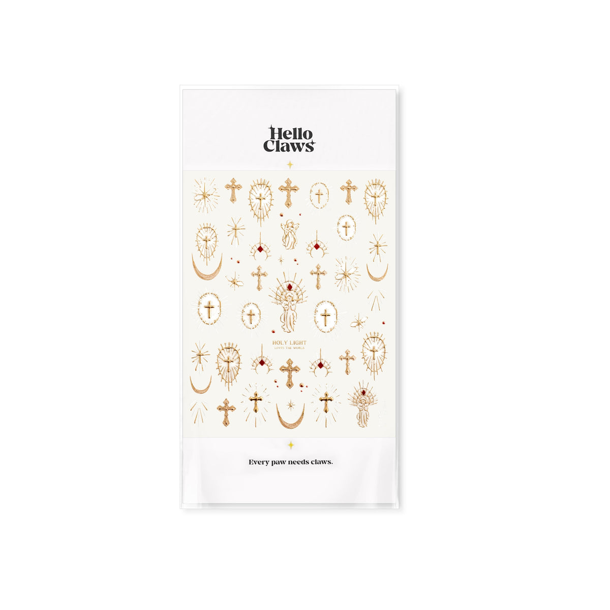 Hello Claws | Holy Light Jesus Nail Deco Sticker