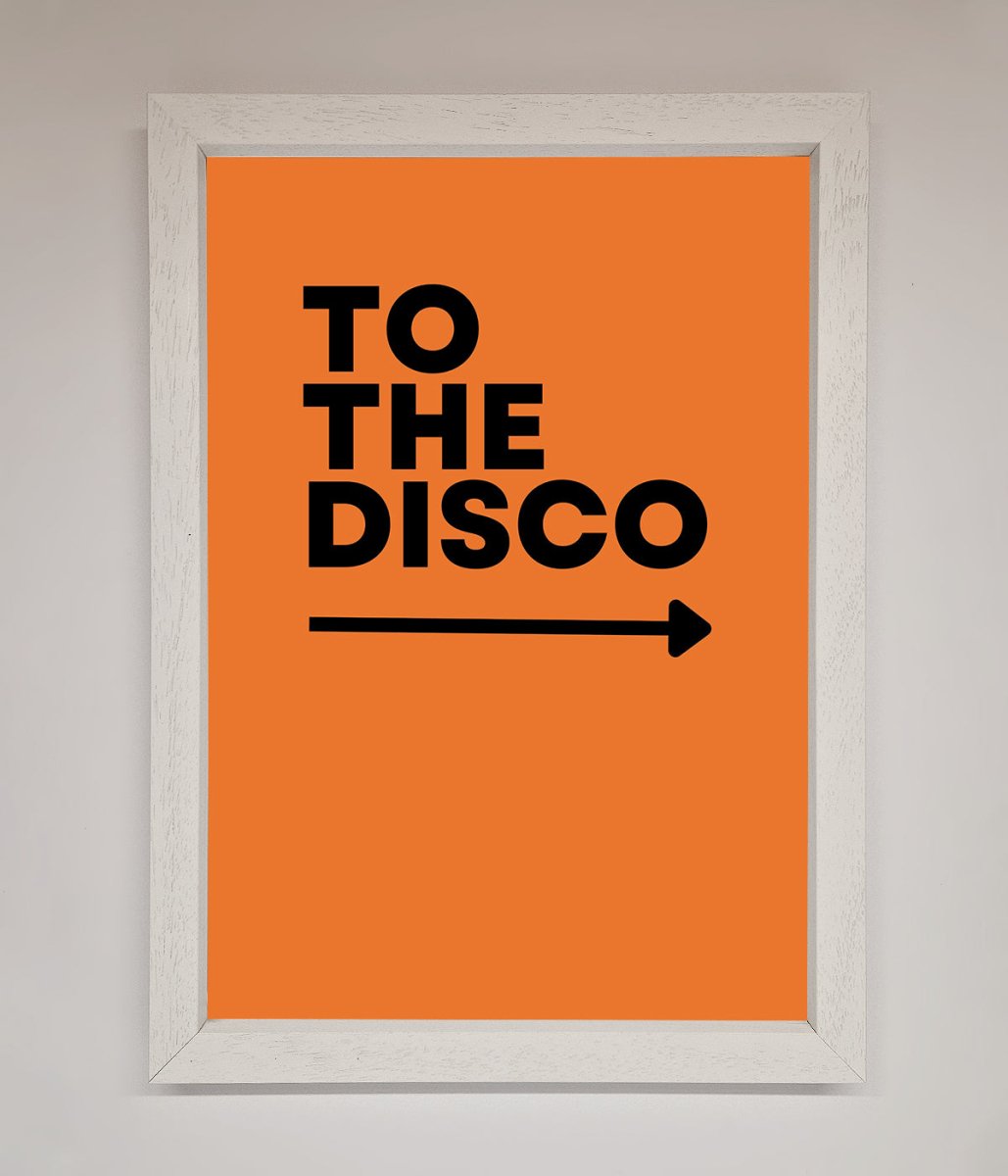 To The Disco Framed Print