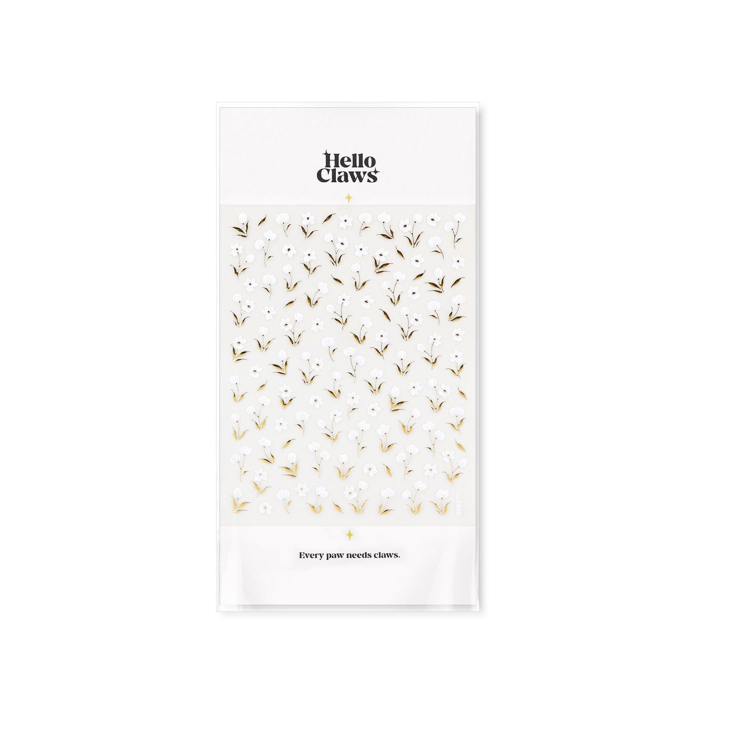 Hello Claws | White Blossom Nail Deco Sticker