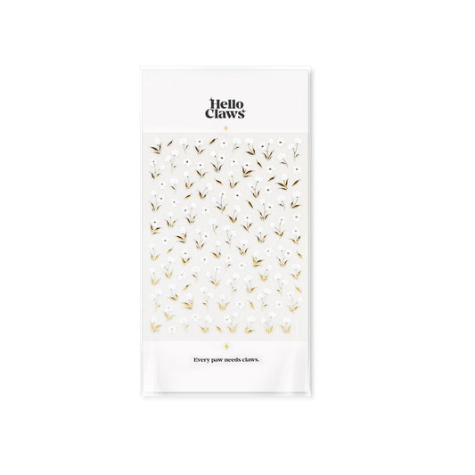 Hello Claws | White Blossom Nail Deco Sticker