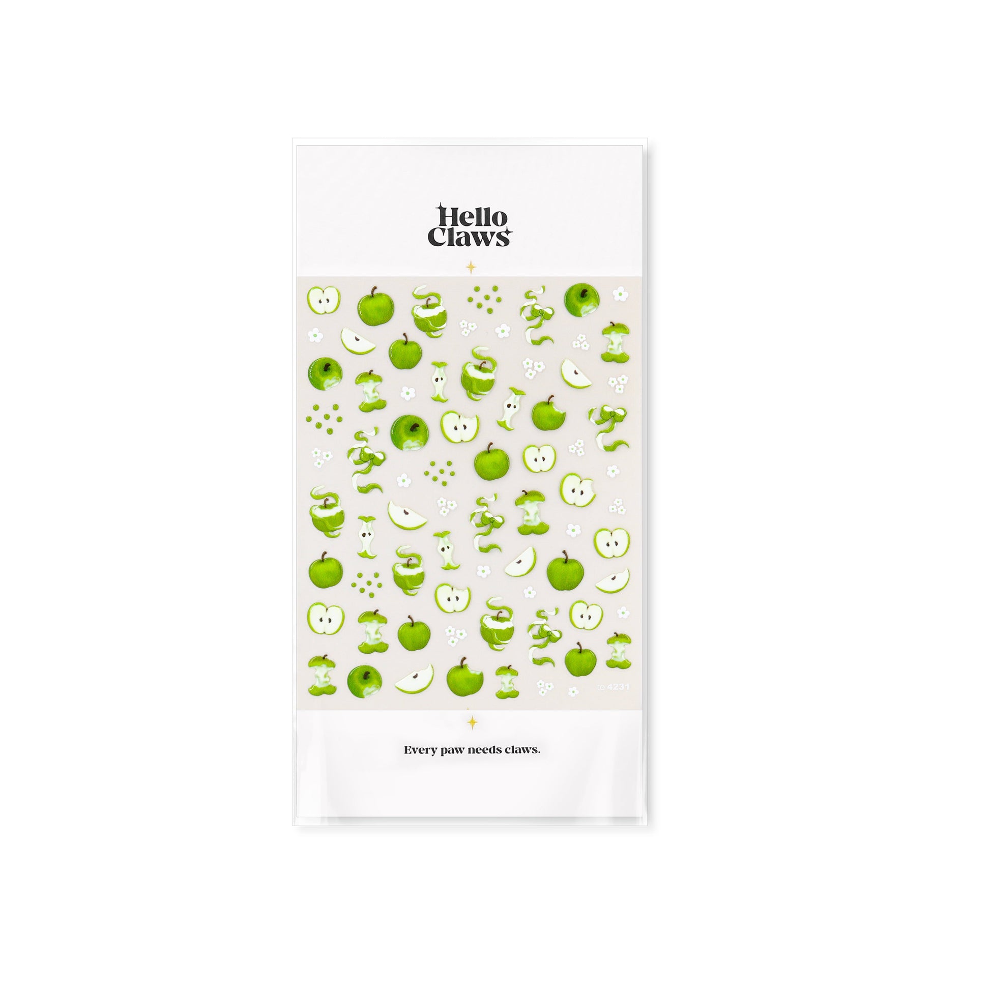 Hello Claws | Apple Jelly Nail Deco Sticker