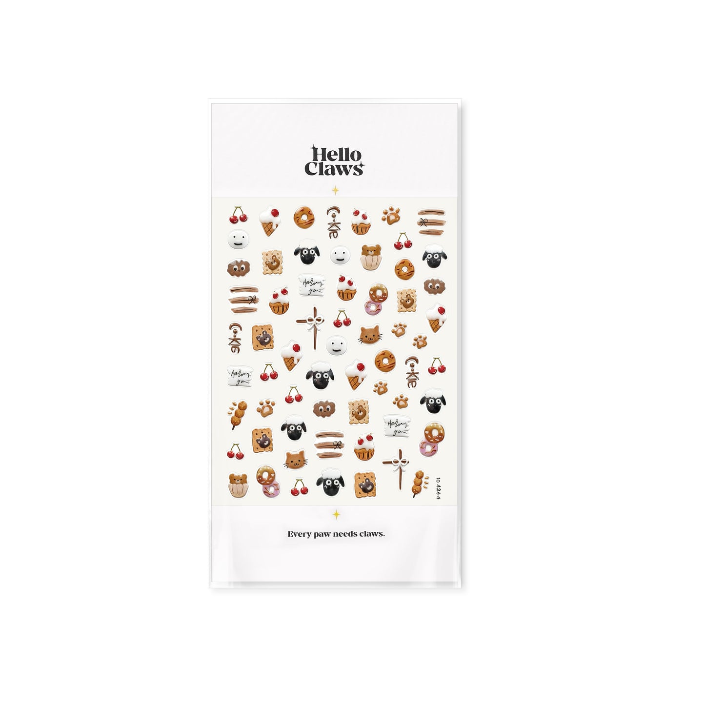 Hello Claws | Sheep And Cherry Nail Deco Sticker