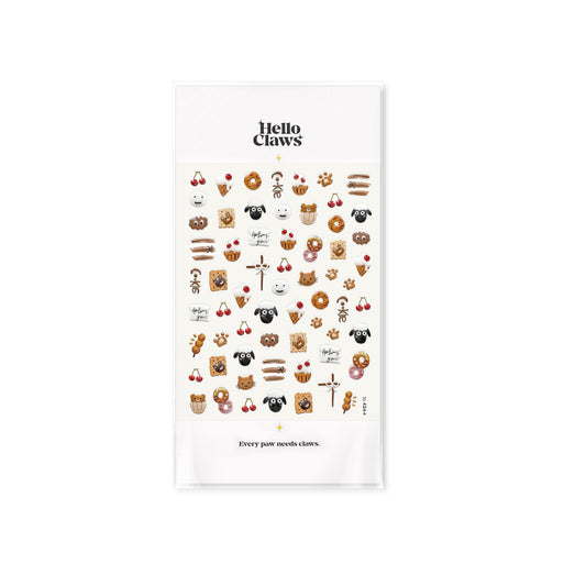 Hello Claws | Sheep And Cherry Nail Deco Sticker