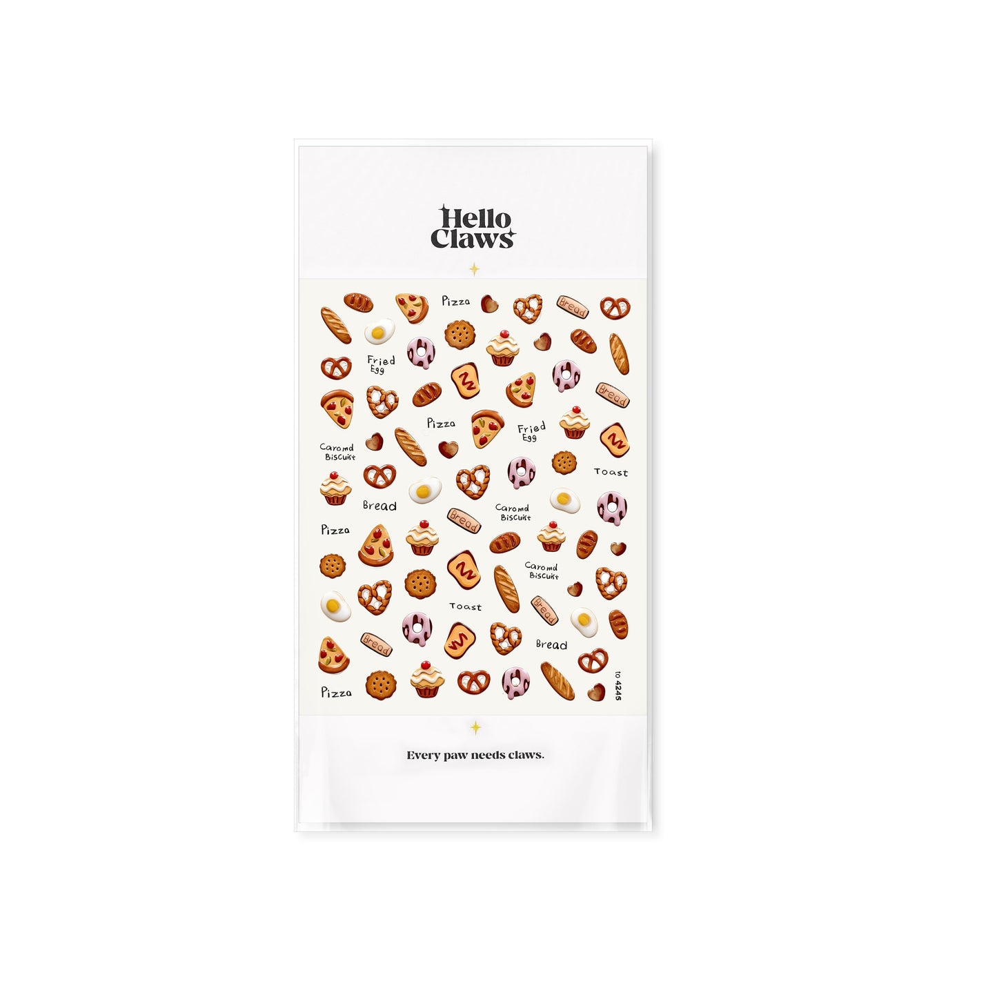 Hello Claws | Pizza Bakery Nail Deco Sticker