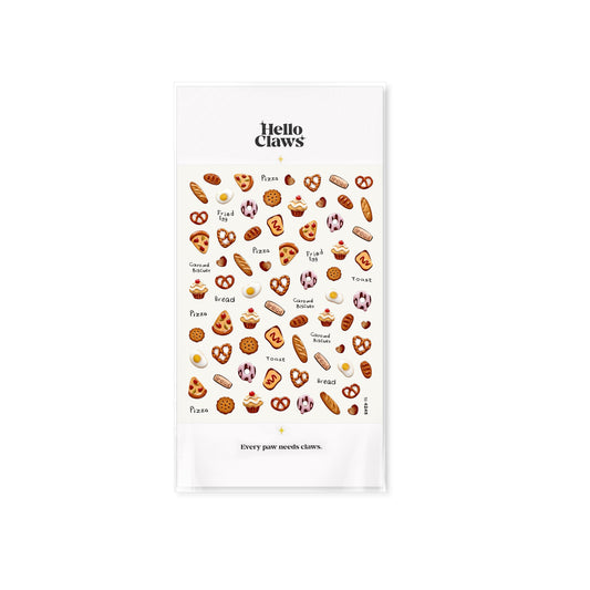 Hello Claws | Pizza Bakery Nail Deco Sticker