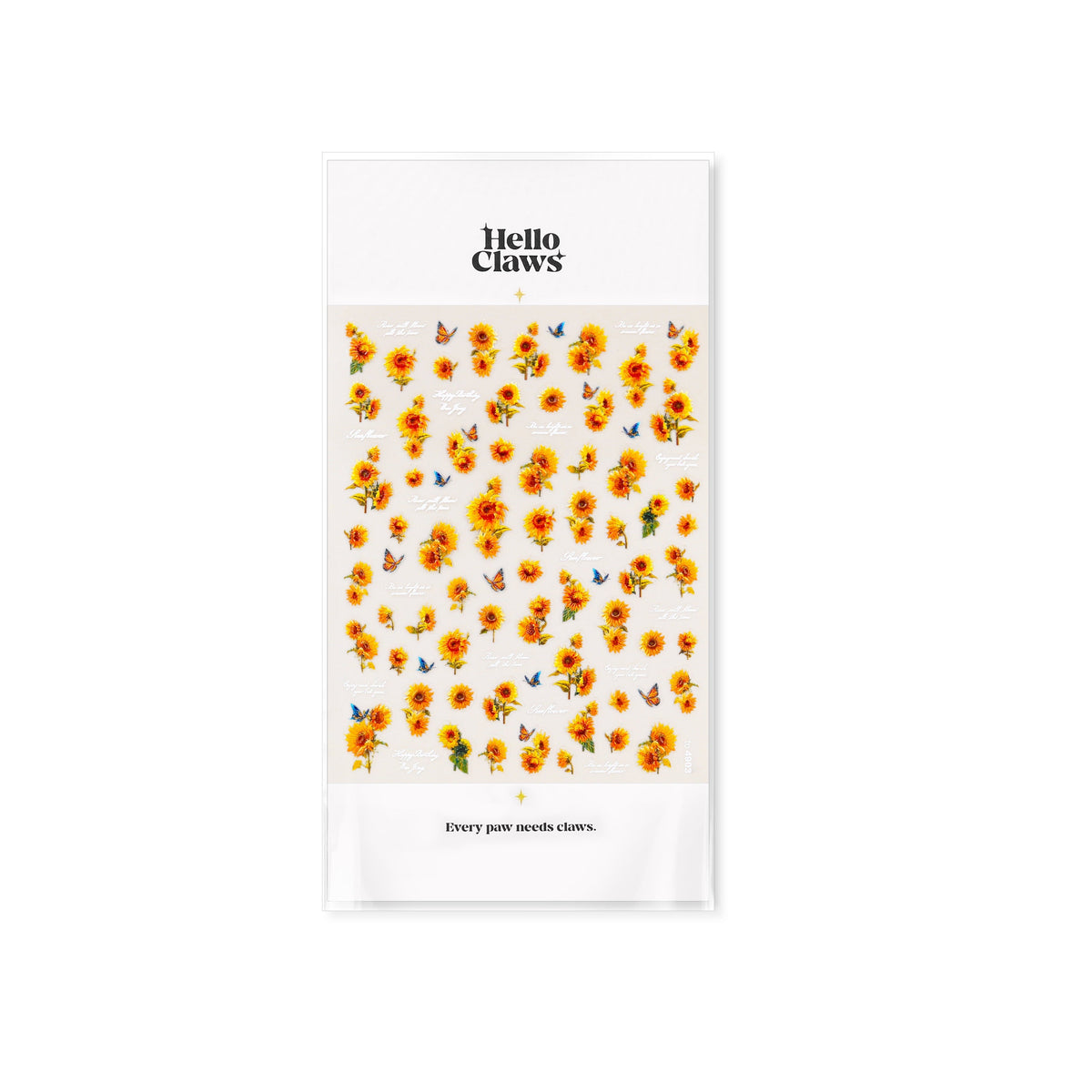 Hello Claws | Sunflower Nail Deco Sticker