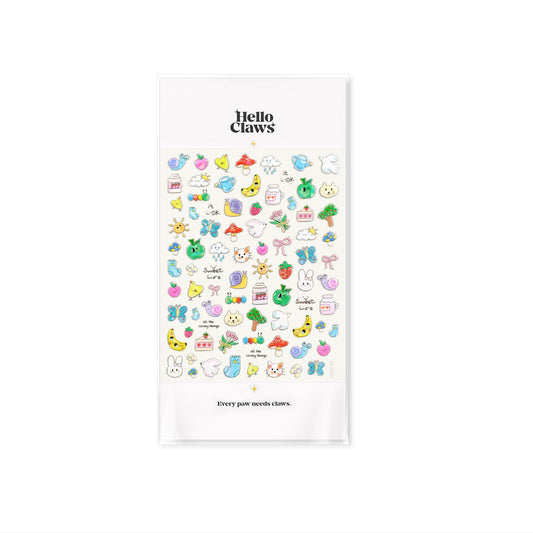 Hello Claws | Lovely Zoo Nail Deco Sticker