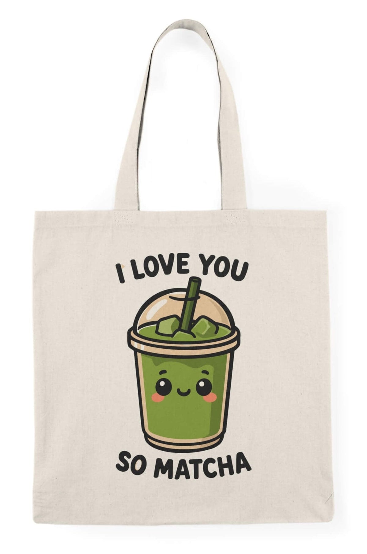 I Love You So Matcha Tote Bag