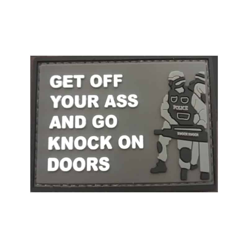 TPB Get Off Your Ass and Go Knock On Doors Patch