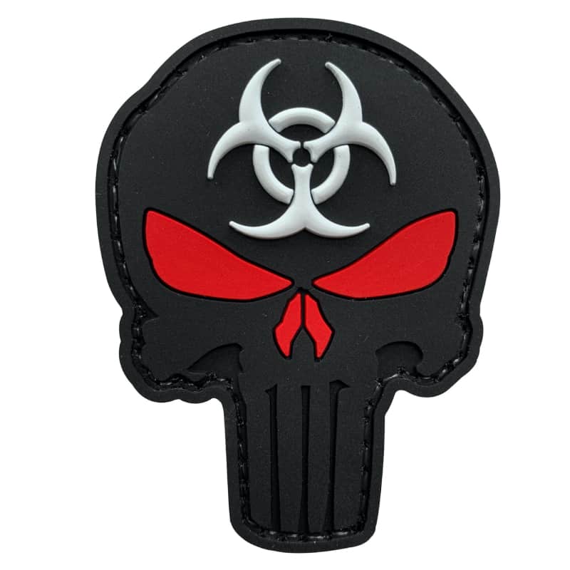 TPB Punisher Skull Biohazard Patch