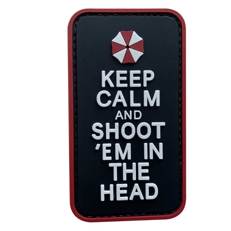 TPB Umbrella Keep Calm And Shoot 'Em In The Head Patch