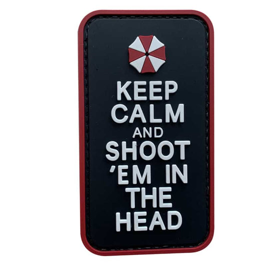 TPB Umbrella Keep Calm And Shoot 'Em In The Head Patch