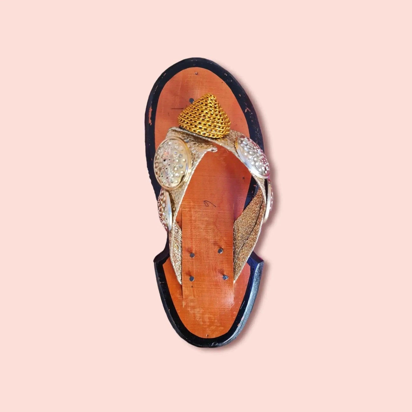 Traditional Ghanaian Royal Slippers (Ahenema)