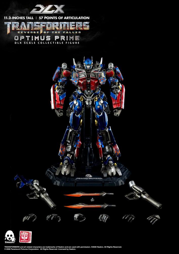 Transformers: Revenge of the Fallen DLX Action Figure 1/6 Optimus Prime 28cm