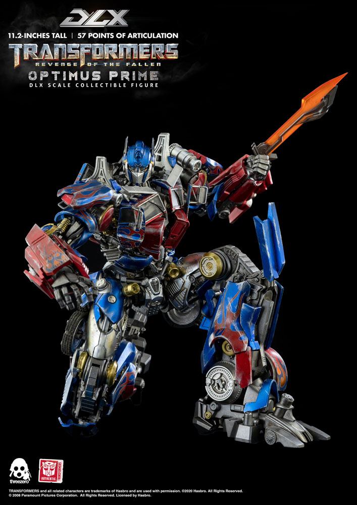 Transformers: Revenge of the Fallen DLX Action Figure 1/6 Optimus Prime 28cm