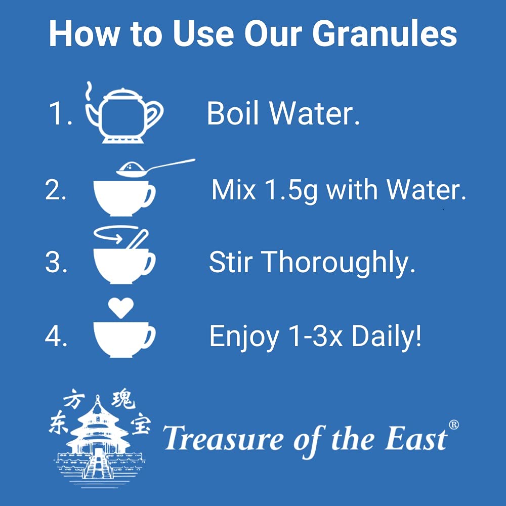 Treasure of the East: Bu Zhong Yi Qi Tang (Middle Qi Tonifying Decoction) 5:1 Extract Granules 100g
