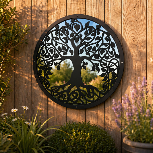 Tree of Life Garden Mirror