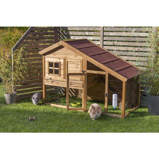Trixie Small Animal Hutch with Enclosure