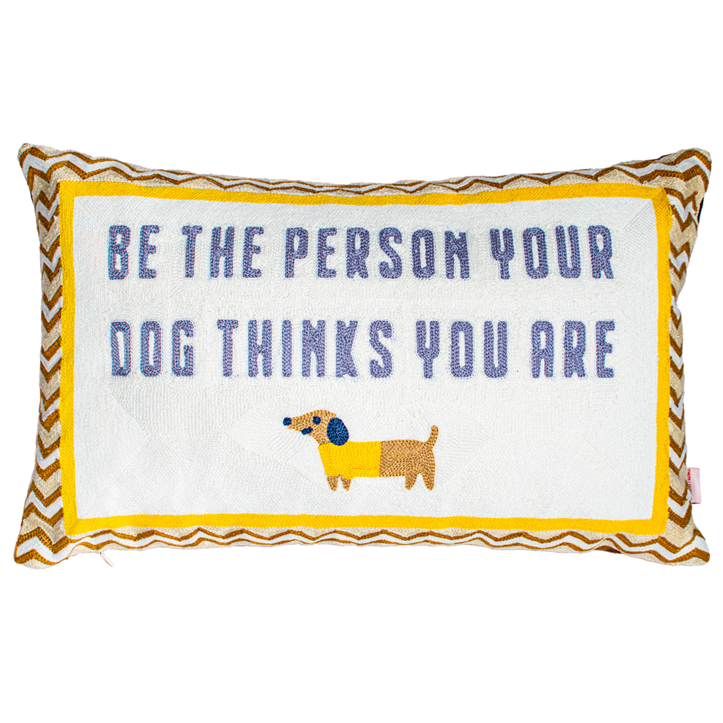 Dog Lover Needlepoint Pillow