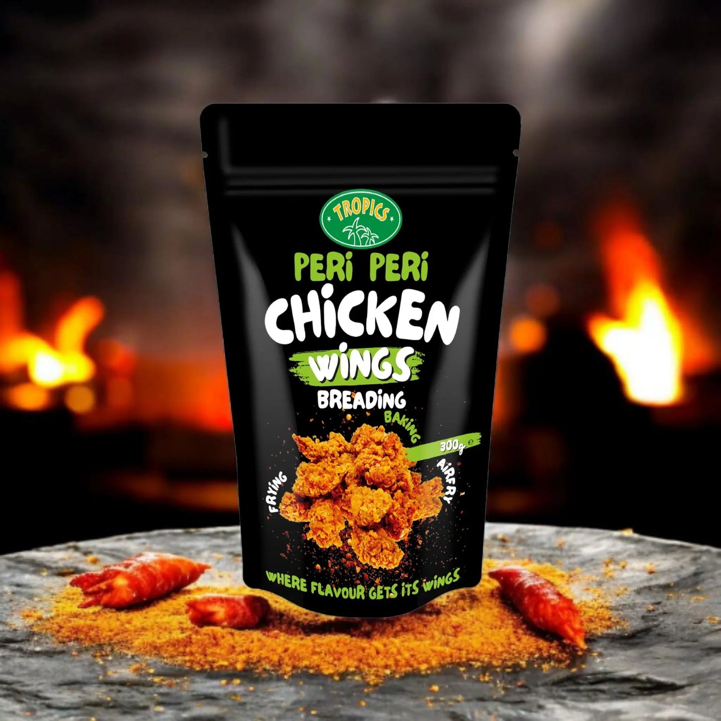 Tropics Peri Peri Chicken Wings Breading 6 x 300g