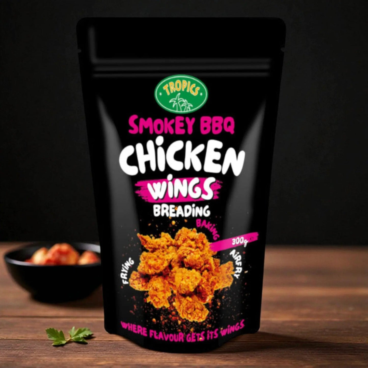 Tropics Smokey BBQ Chicken Wings Breading 6 x 300g