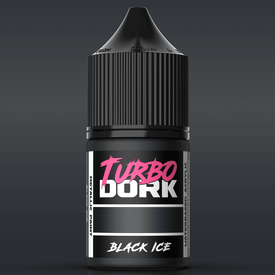 Turbo Dork: Black ICE Metallic Acrylic Paint 22ml