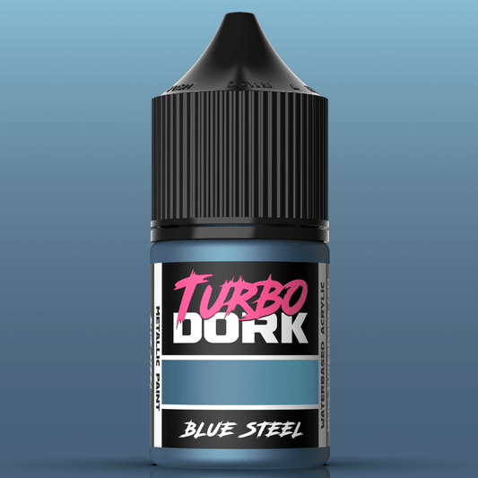 Turbo Dork: Blue Steel Metallic Acrylic Paint 22ml