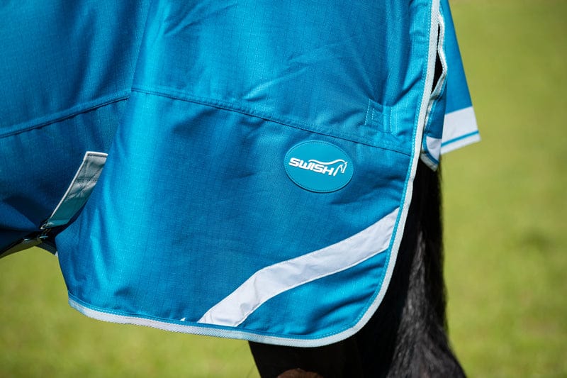50g Detachable Neck Turnout Rug - Turquoise