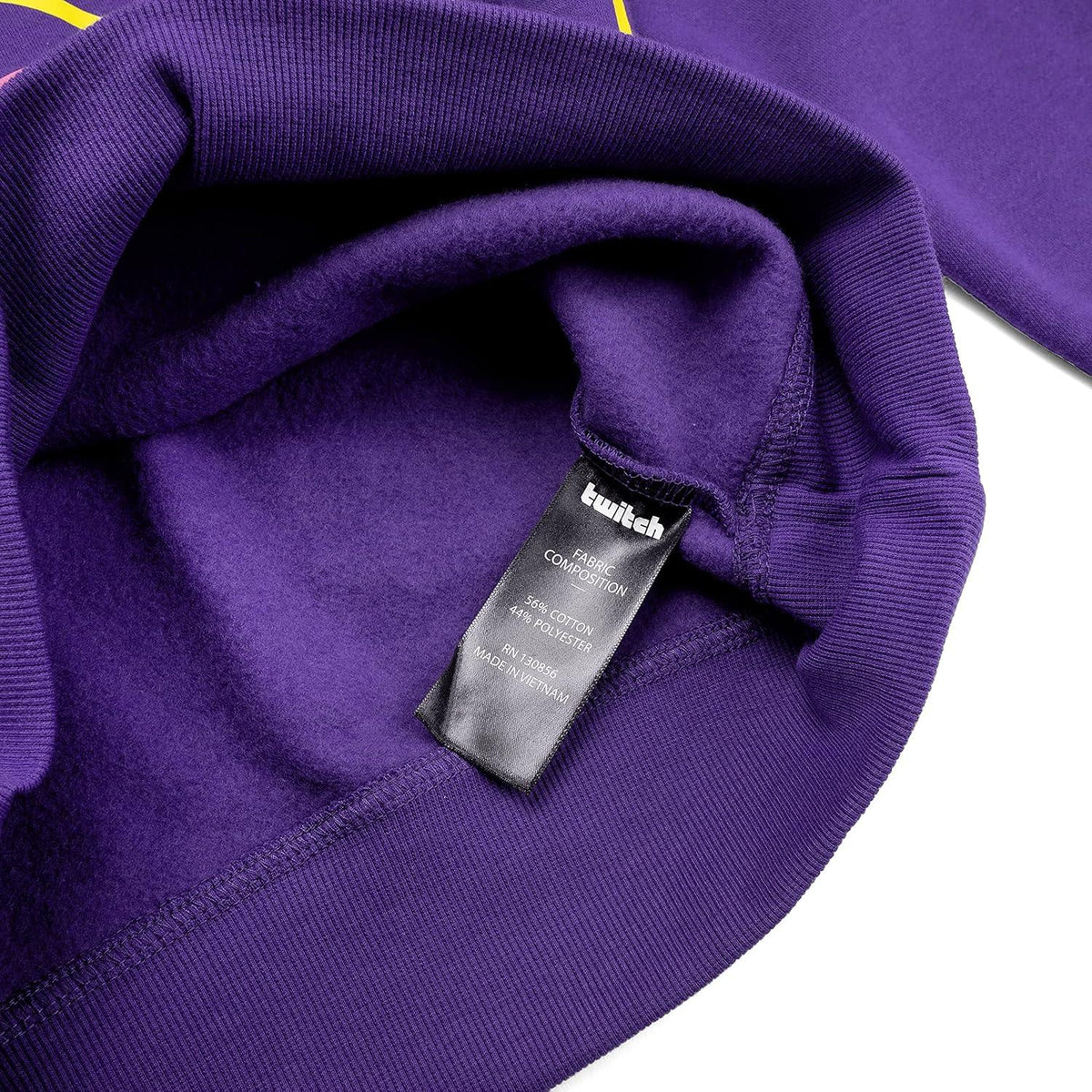 Twitch Graphic Hoodie Sweatshirt - Purple Size M