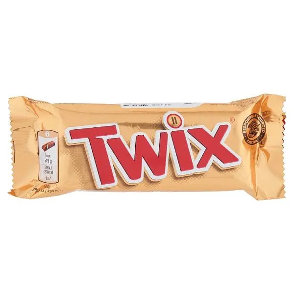 Twix 2 x 25g (50g) (Case of 32)