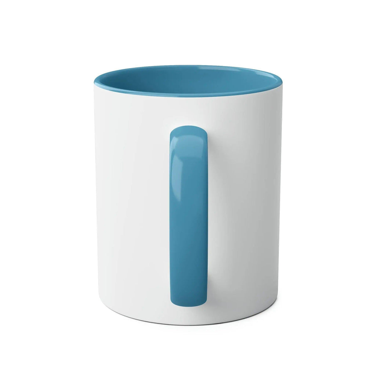 Two-Tone Coffee Mugs, 11oz - I don't break.