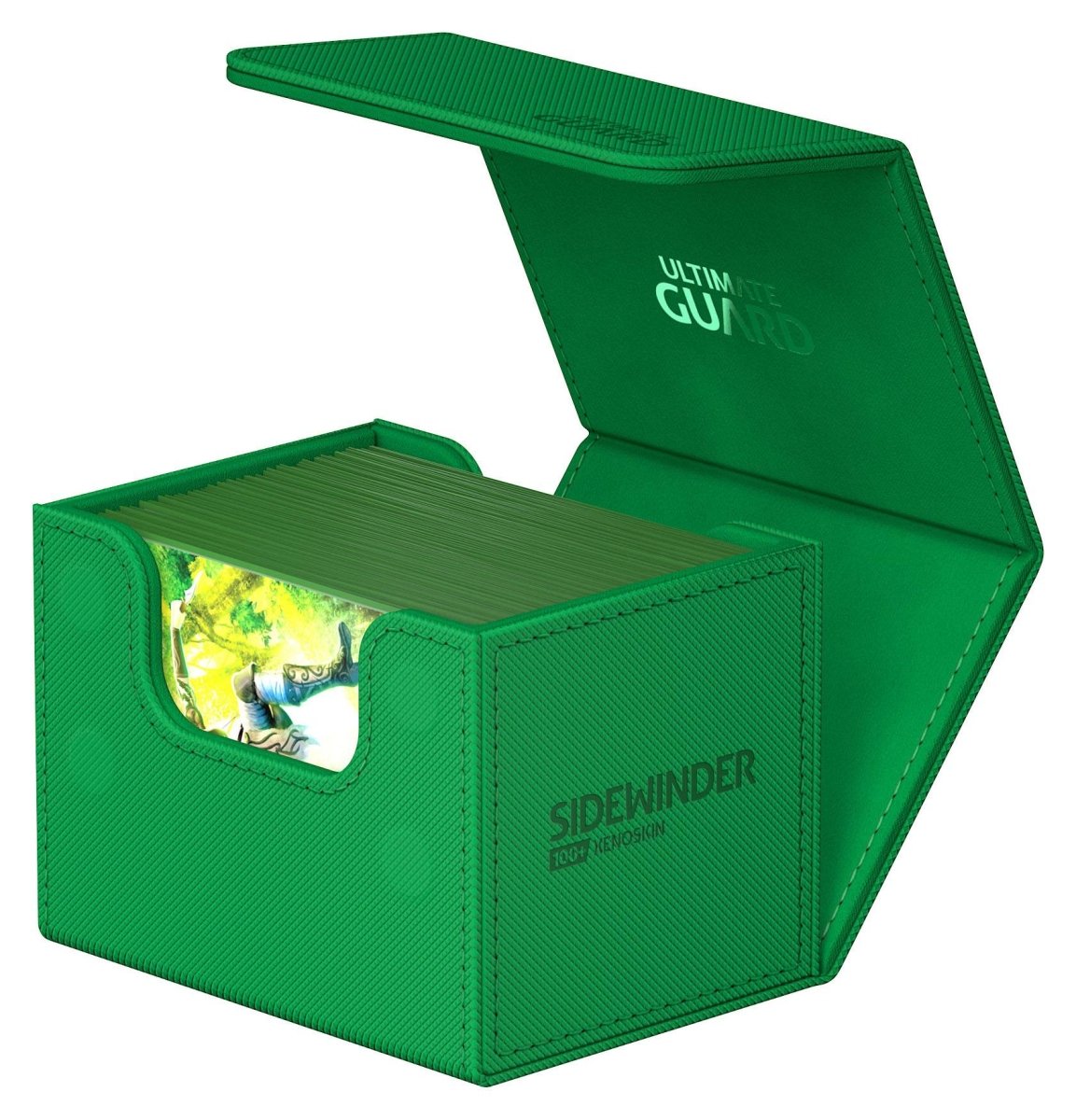 Ultimate Guard Sidewinder 100+ XenoSkin Monocolor Green