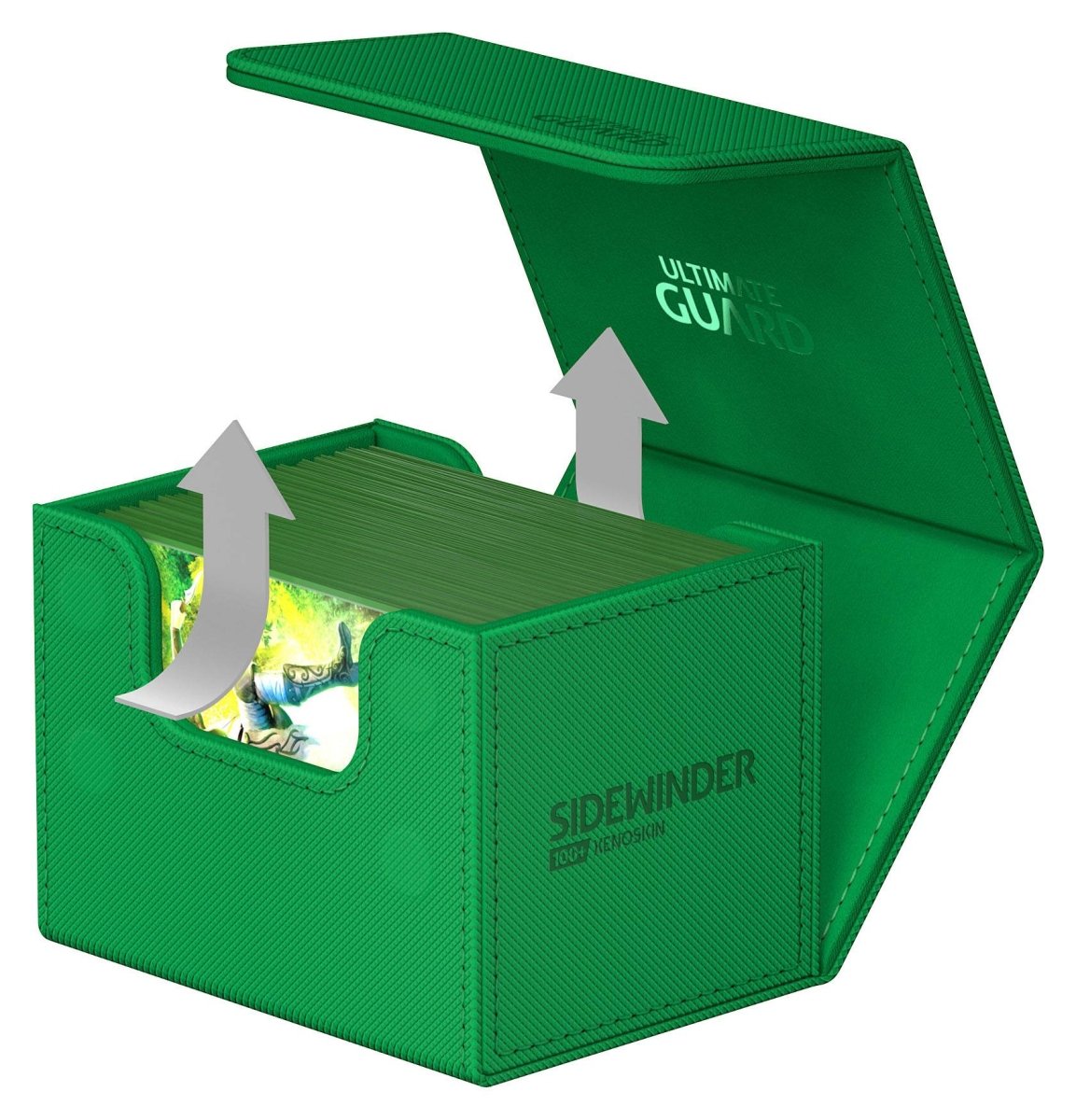 Ultimate Guard Sidewinder 100+ XenoSkin Monocolor Green