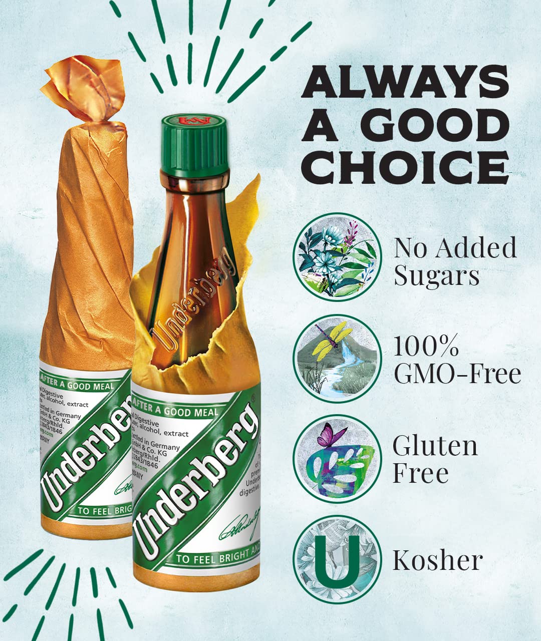 Underberg Annual Collector Tin – Limited Edition 2024 (12 x 0.67oz bottles)