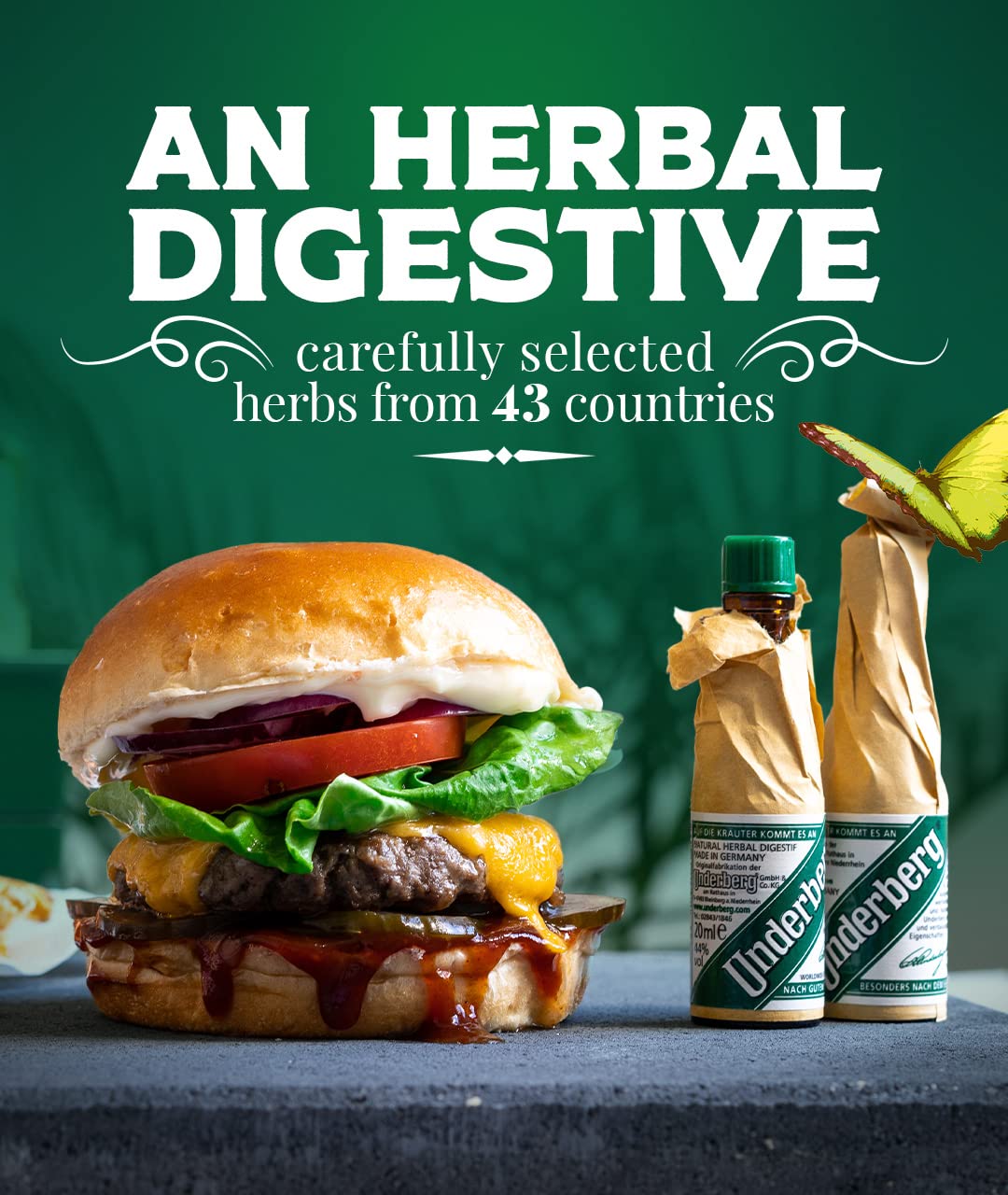 Underberg Natural Herb Bitters, 2-Ounce (Pack of 5) – Digestive Bitters