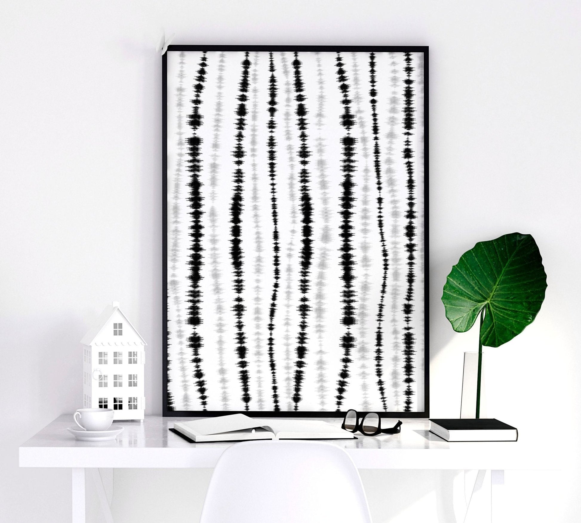 Beach theme decorations | Set of 3 framed wall art