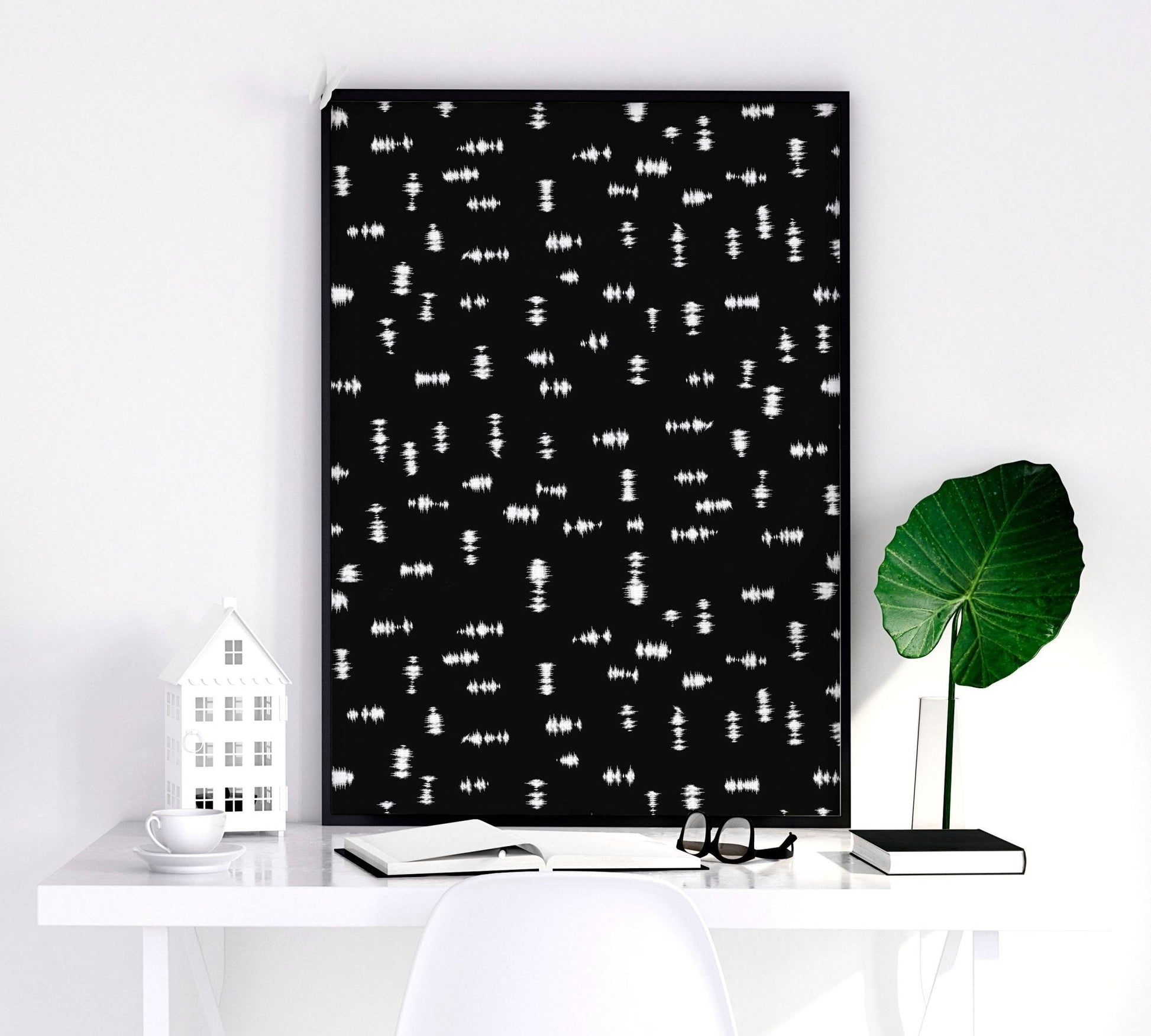 Beach theme decorations | Set of 3 framed wall art