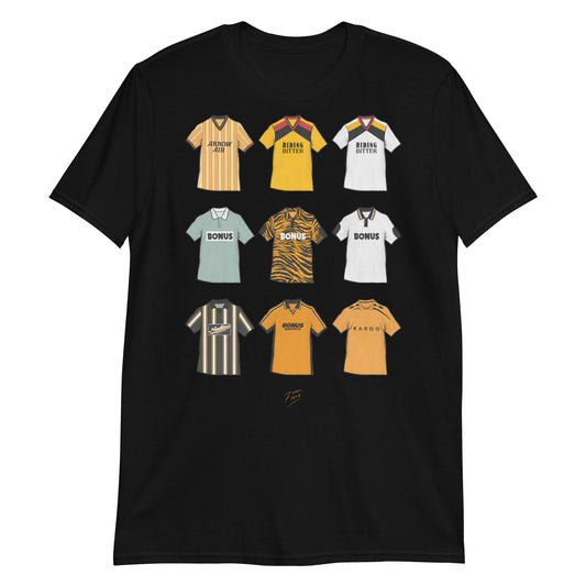 Hull Retro Shirts Illustrated Football T-Shirt