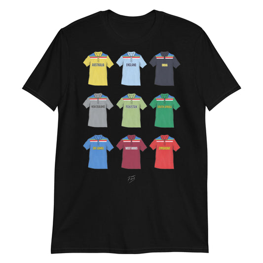 1992 Cricket World Cup Shirts Illustrated T-Shirt