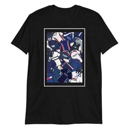 Dundee Classic Shirts Collage Retro Football Unisex T-Shirt