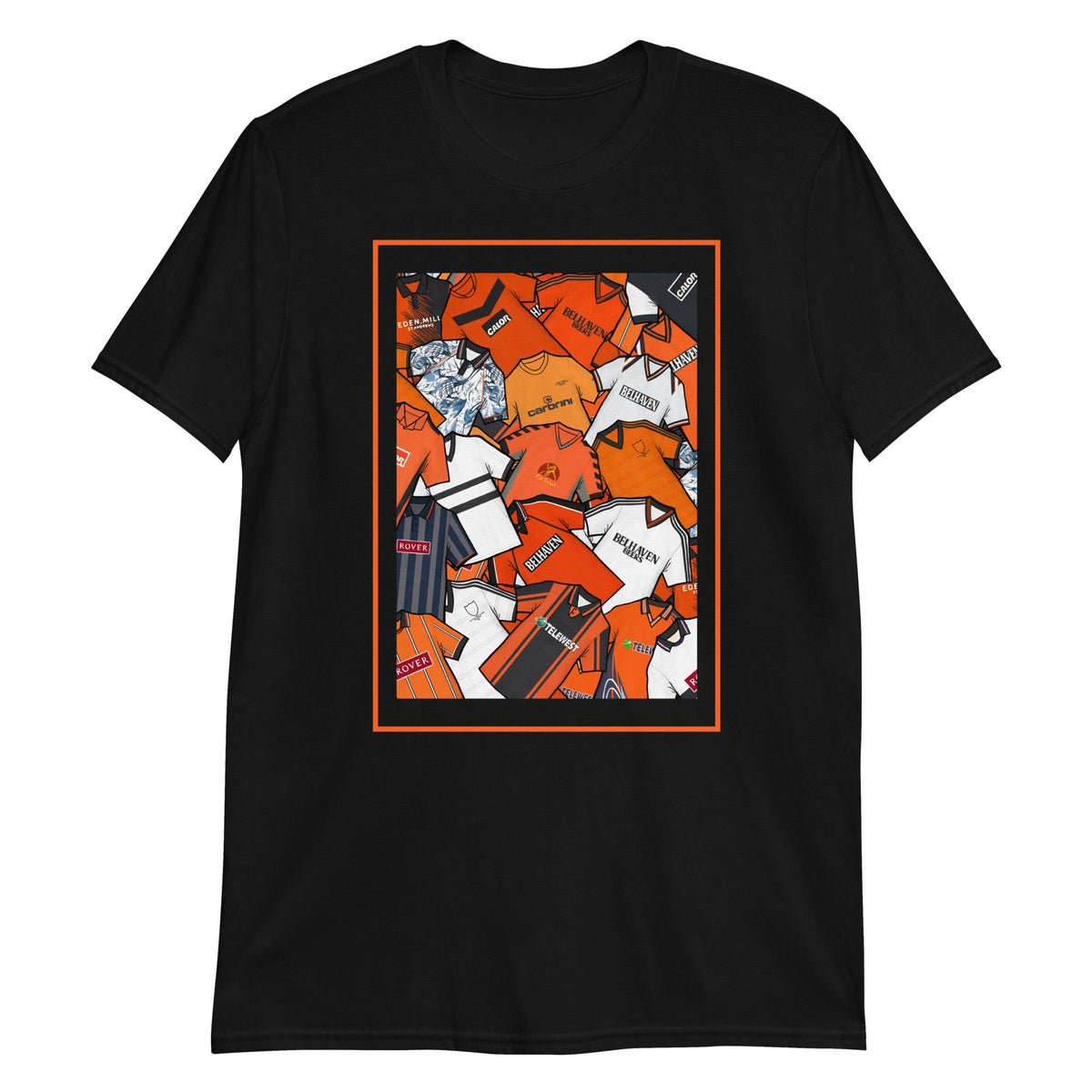 Dundee Utd Classic Shirts Collage Retro Football Unisex T-Shirt