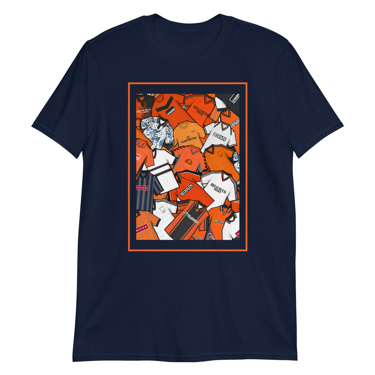 Dundee Utd Classic Shirts Collage Retro Football Unisex T-Shirt