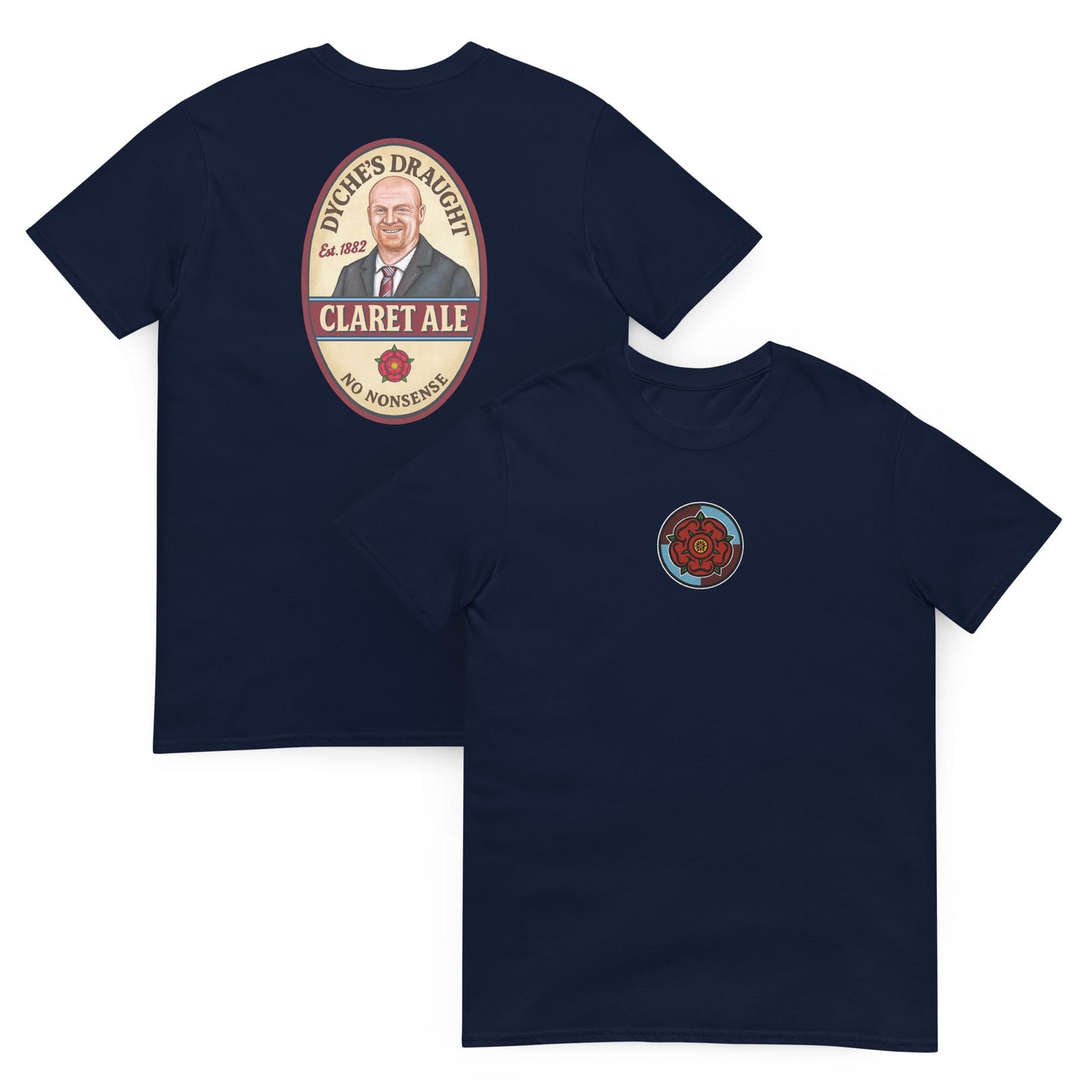 Sean Dyche Burnley Legend Claret Ale Beer Unisex T-Shirt