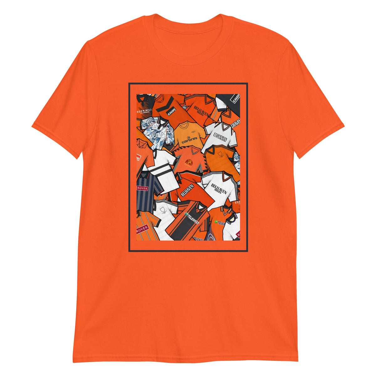 Dundee Utd Classic Shirts Collage Retro Football Unisex T-Shirt