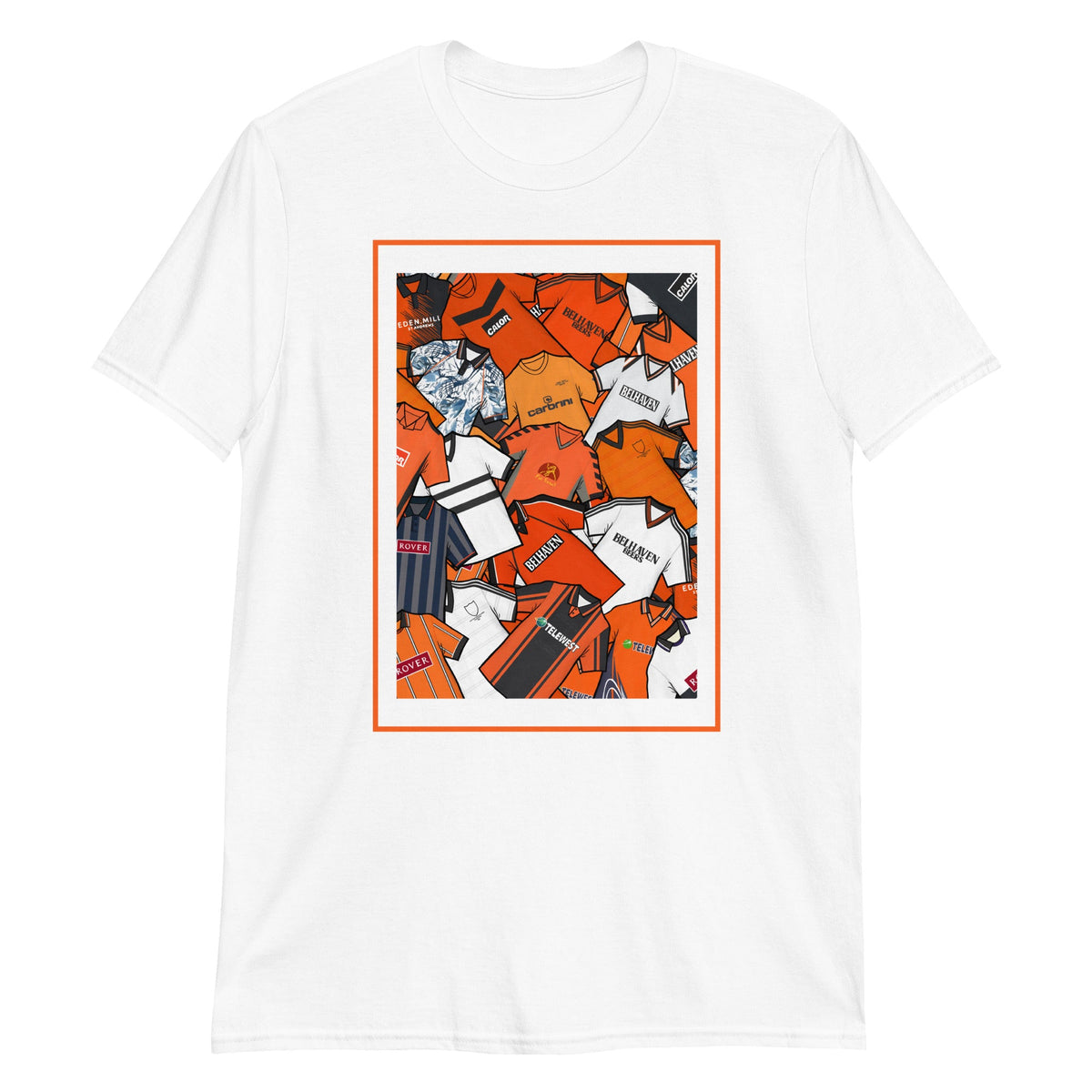 Dundee Utd Classic Shirts Collage Retro Football Unisex T-Shirt