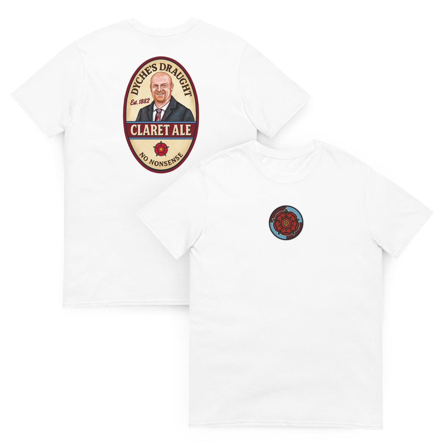 Sean Dyche Burnley Legend Claret Ale Beer Unisex T-Shirt
