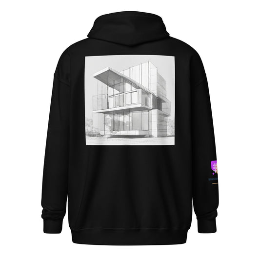 Unisex heavy blend zip hoodie